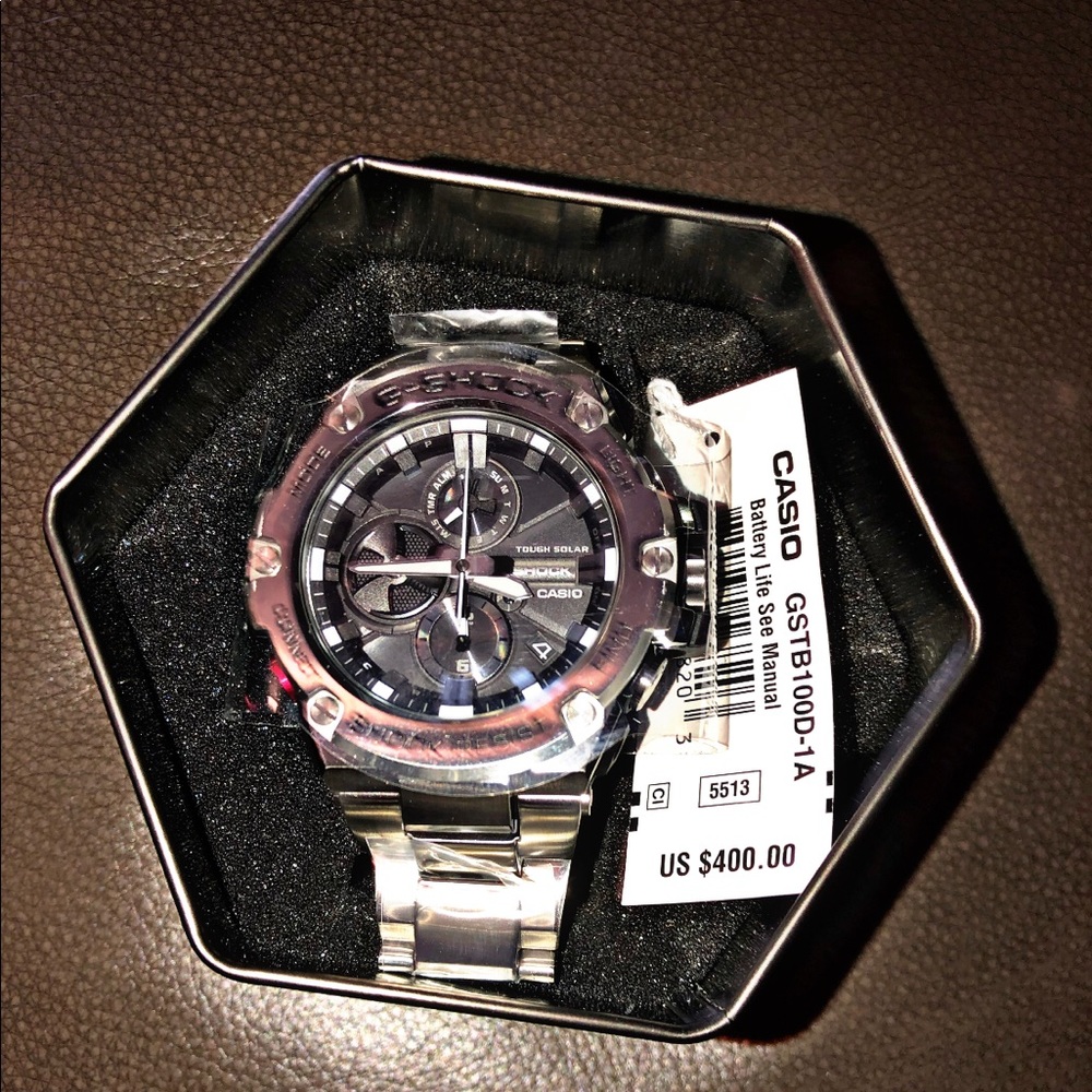 Brand NEW -G-SHOCK G-STEEL GST-B100D